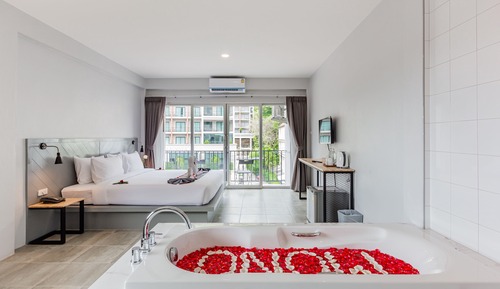 Habitación Deluxe, bañera
