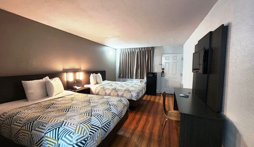 Habitación estándar, 2 camas de matrimonio, no fumadores, frigorífico y microondas