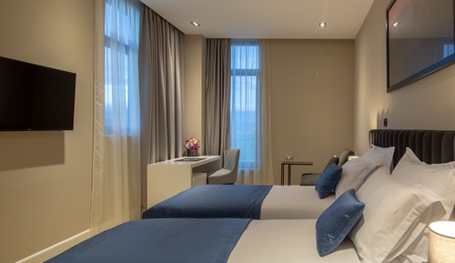 Habitación con 1 cama doble o 2 individuales