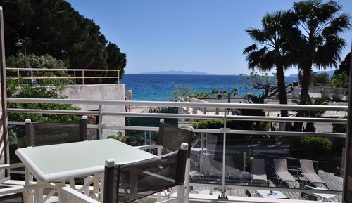 Habitación doble, terraza, vistas al mar