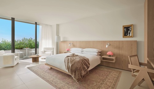 Suite, 1 cama de matrimonio grande con sofá cama, balcón
