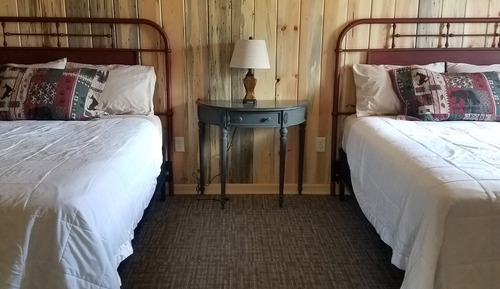 Cabaña Confort, 2 camas de matrimonio