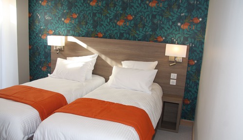 Habitación con 2 camas individuales (vue Rhone)