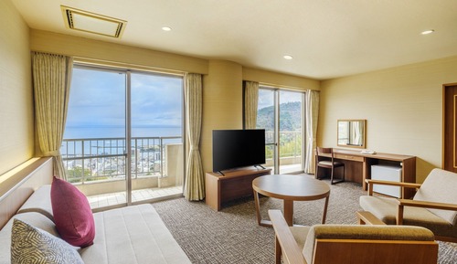 Habitación cuádruple superior, no fumadores, vistas al mar (Panorama Ocean View)