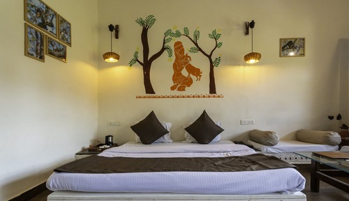 Habitación básica con 2 camas individuales