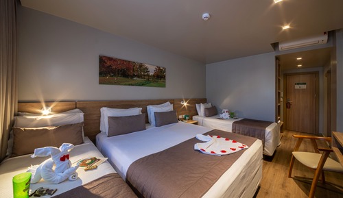 Habitación cuádruple básica