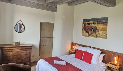 Habitación Deluxe doble, baño privado, vistas al jardín (LA DOUELLE)