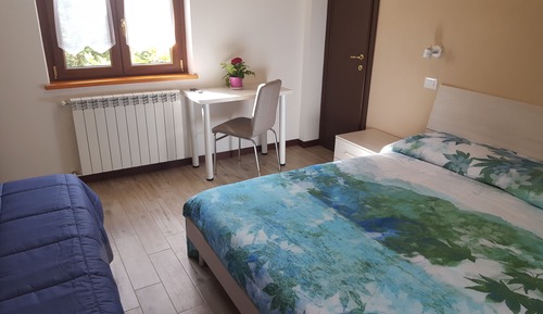 Habitación triple, 1 cama de matrimonio