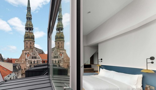 Habitación Deluxe, 1 cama de matrimonio grande, vistas a la ciudad