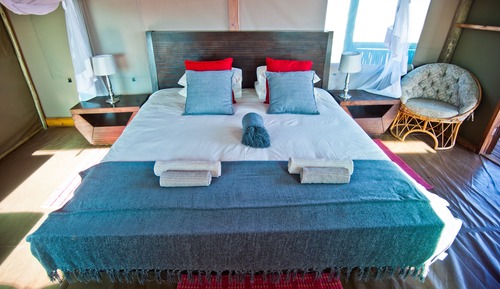 Habitación estándar con 2 camas individuales, no fumadores, vistas a la montaña