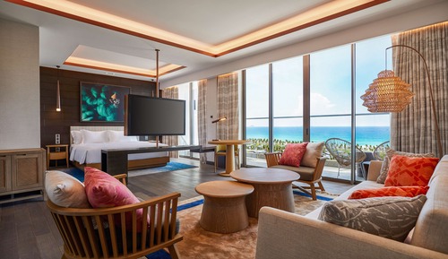 Suite junior, vistas al mar