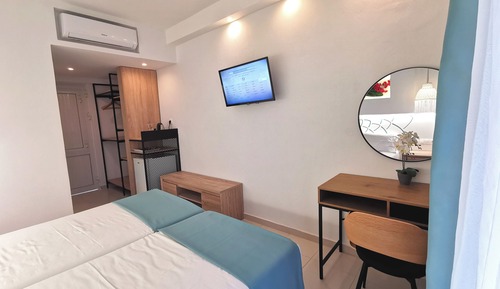 Habitación clásica con 2 camas individuales, 2 camas individuales, vistas al jardín