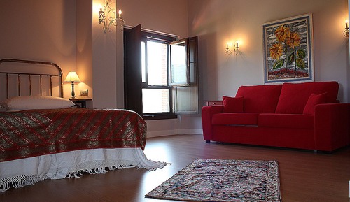 Habitación estándar doble, 1 cama doble con sofá cama