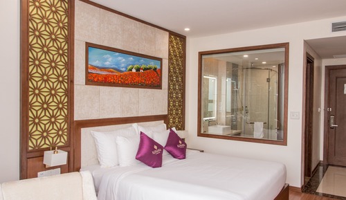 Habitación Deluxe doble, vistas parciales al mar (Afternoon Tea Per Stay)
