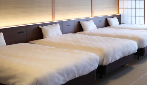 Habitación cuádruple básica, no fumadores (Japanese Modern, No bathtub)