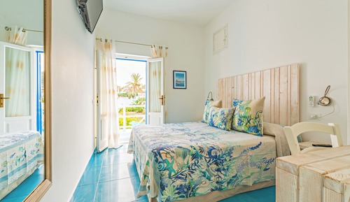 Habitación doble, balcón, vistas a la bahía