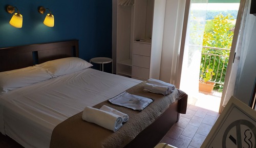 Habitación doble, vistas al mar