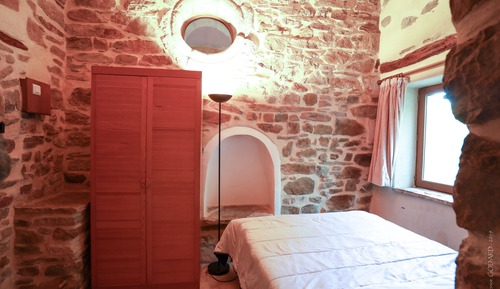 Habitación estándar doble, baño privado (Chambre Méditation)