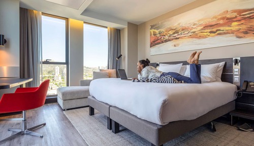 Habitación superior, 1 cama de matrimonio con sofá cama