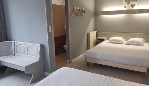 Habitación familiar, 2 camas de matrimonio, planta baja