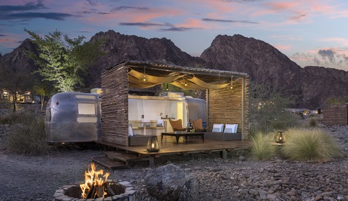 Standard Trailer with mountain view & outdoor terrace
