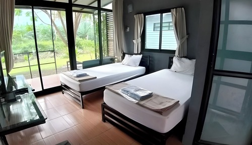 Bungalow, 2 camas individuales