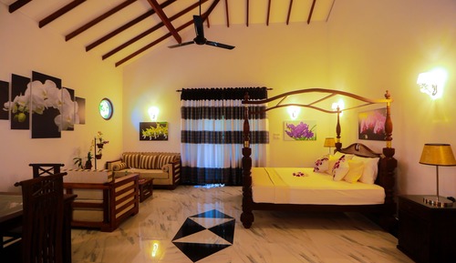 Villa de lujo, varias camas, cocina, vistas al jardín (Orchid)