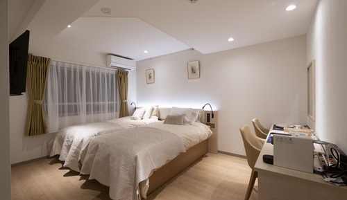 Habitación básica, 2 camas individuales, no fumadores (C, 1F)