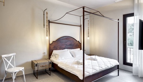 Suite, 1 cama de matrimonio con sofá cama, terraza