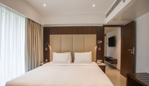 Estudio, 1 cama de matrimonio grande