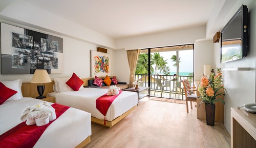 Deluxe Twin Room with Sea View