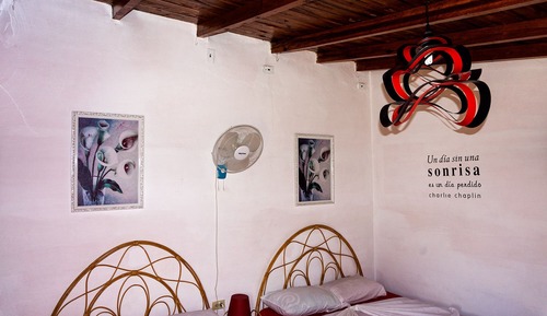 Habitación triple estándar, varias camas, baño privado, en la zona del jardín