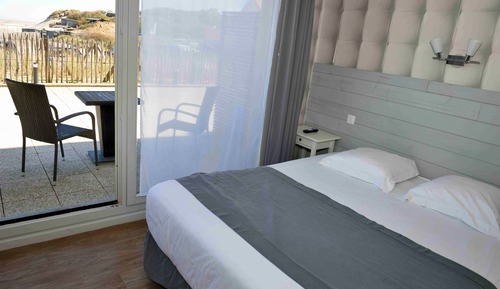 Habitación doble, 1 cama doble, no fumadores, vistas al mar