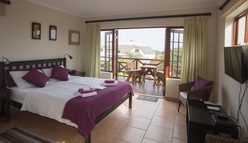 Habitación Confort doble, frigorífico, vistas al jardín