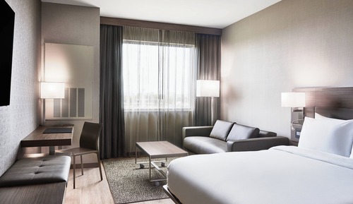 Habitación, 1 cama de matrimonio grande con sofá cama