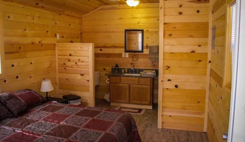 Cabaña Confort, 1 cama de matrimonio, accesible para personas con discapacidad, no fumadores