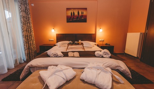 Suite, chimenea, vistas a la montaña