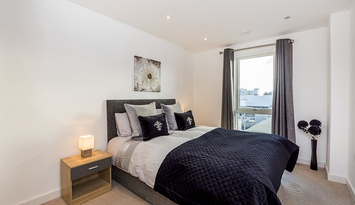 Apartamento City, 1 cama de matrimonio grande, no fumadores, vistas a la ciudad