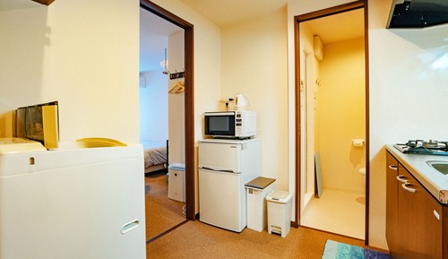 Habitación cuádruple económica, varias camas, no fumadores, cocina