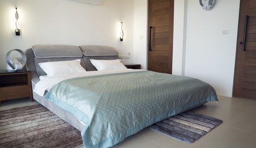 Villa de lujo, 1 cama de matrimonio grande, piscina privada, vistas al mar