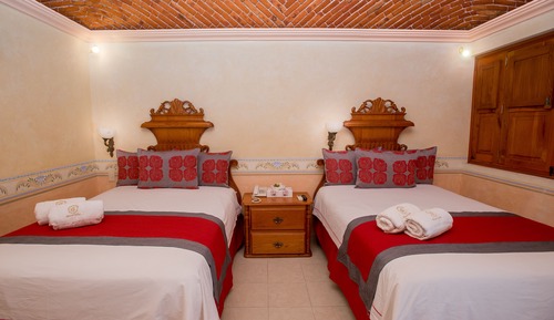Habitación doble superior, 2 camas dobles, accesible para personas con discapacidad
