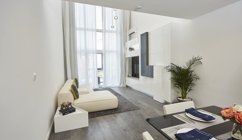 Dúplex, 1 cama de matrimonio grande, vistas a la ciudad