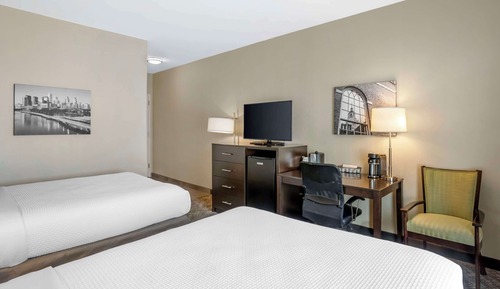 Habitación estándar, 2 camas de matrimonio, no fumadores, frigorífico