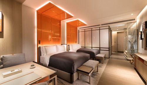 Habitación, 2 camas de matrimonio (Tianfu Square View)