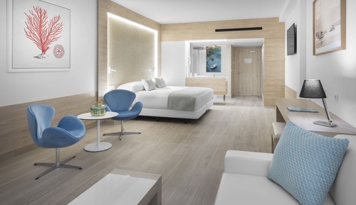 Habitación junior doble, 1 cama de matrimonio, vistas al mar