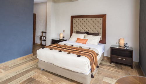Habitación doble superior, 1 cama de matrimonio, no fumadores, baño privado