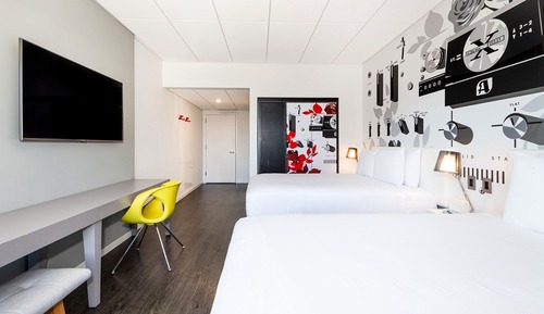 Habitación, 2 camas de matrimonio, no fumadores