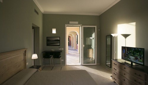 Estudio estándar, patio