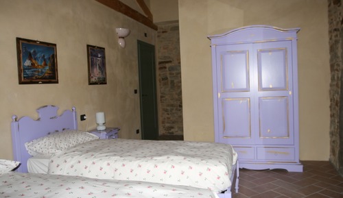 Habitación con 2 camas individuales, 2 camas individuales, baño privado (Lavanda)