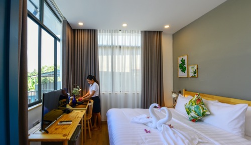 Habitación Deluxe, 1 cama de matrimonio grande, vistas al río